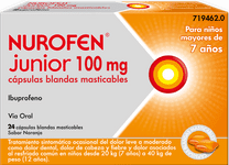 Nurofen Junior 100 mg cápsulas blandas masticables
