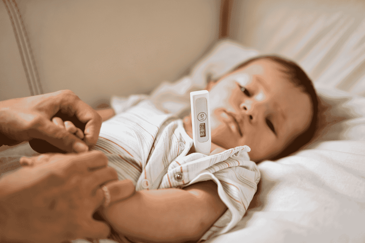 Como dormir si mi bebé tiene fiebre