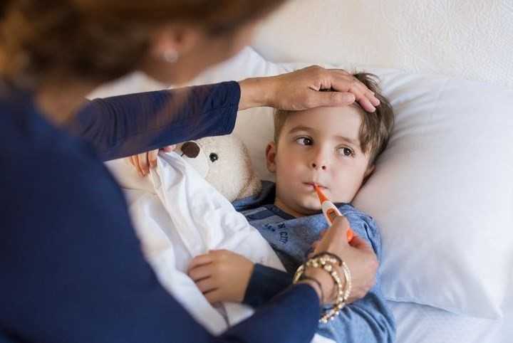 Como tratar resfriado en niños