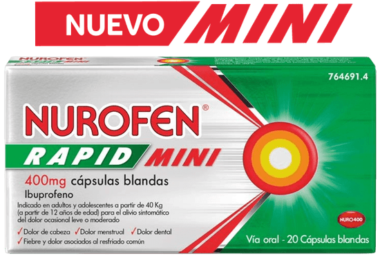 Nurofen Rapid Mini 400mg Cápsulas Blandas