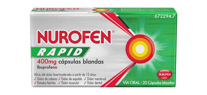 ibuprofeno de acción rápida