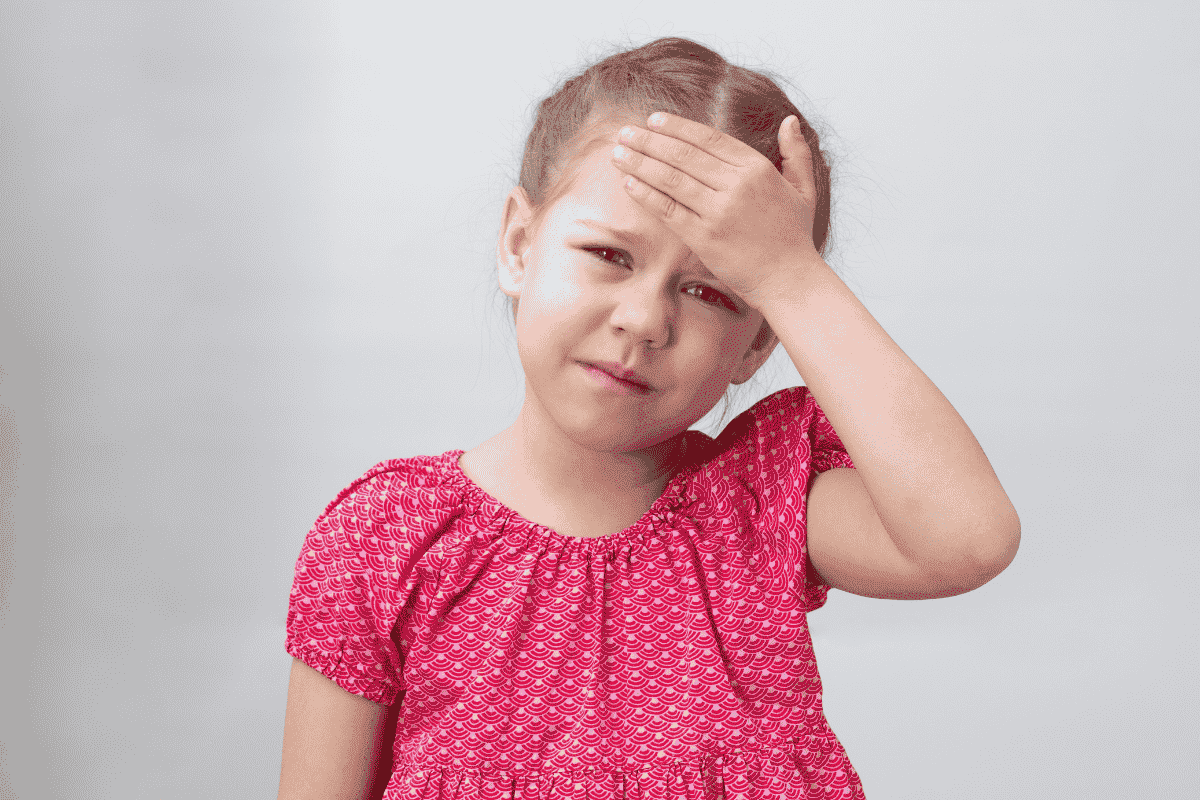 Dolor de  cabeza en niños